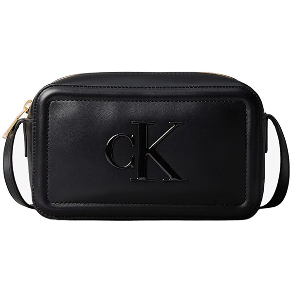 20250913032814_calvin_klein_camera_gynaikeia_tsanta_chiasti_mayri_lv04f3220g_ub1 ΓΥΝΑΙΚΕΙΑ ΤΣΑΝΤΑRAISED CK CAMERA BAG CALVIN KLEIN LV04F3220G-UB1 - Image 1