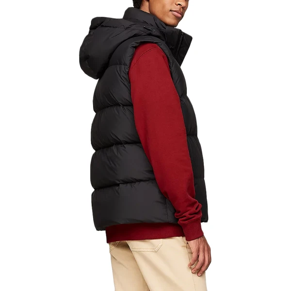 20250914052202_dcffc07f ΑΝΔΡΙΚΟ  ΓΙΛΕΚΟ TJM ESSENTIAL DOWN VEST EXT TOMMY JEANS DM0DM20465-BDS ΜΑΥΡΟ - Image 2