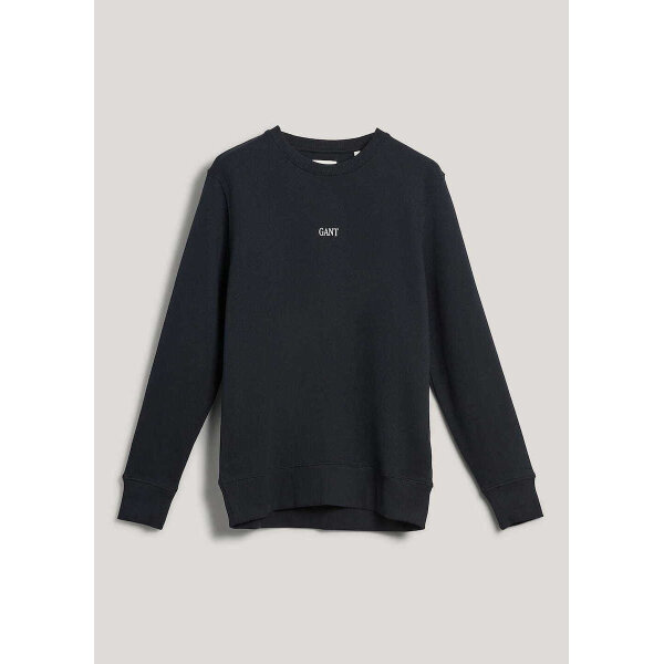 20250916185818_gant_fouter_mayro_2067073_005 Ανδρική Μπλούζα Φούτερ GANT 2067073-005 Μαύρη - Image 1