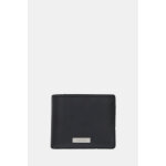 ΑΝΔΡΙΚΟ PLAQUE BILLFOLD w/ COIN CALVIN KLEIN LV04D1067G-UB1 ΜΑΥΡΟ