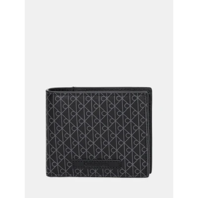 ΑΝΔΡΙΚΟ COATED EW BILL FOLD w/ COIN ΜΑΥΡΟ CALVIN KLEIN LV04D1085G-UB1