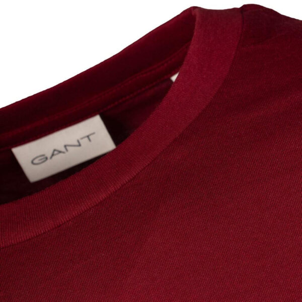 Ανδρική Μπλούζα  Μακρύ Μανίκι GANT 2003361-604 Μπορντώ - Image 2