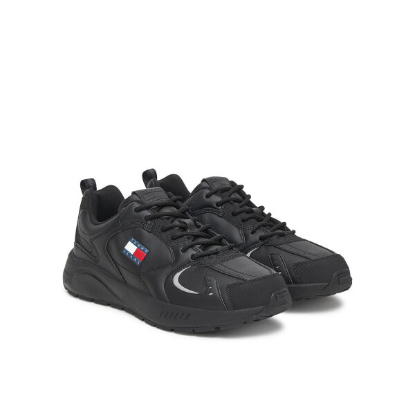 ΑΝΔΡΙΚΟ ΠΑΠΟΥΤΣΙ TJM RUNNER LEATHER TOMMY JEANS EM0EM01621-BDS ΜΑΥΡΟ - Image 6