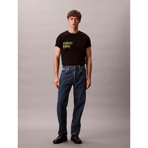 20250926111807_a0ca3910 ΑΝΔΡΙΚΗ ΜΠΛΟΥΖΑ SS 20S IO CALVIN KLEIN CIRC GR CALVIN KLEIN LV04RD810G-UB1 ΜΑΥΡΟ - Image 1