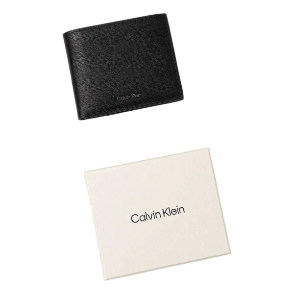 ΑΝΔΡΙΚΟ SAFFIANO EW BILLFOLD w/ COIN CALVIN KLEIN LV04D1072G-UB1 ΜΑΥΡΟ - Image 5