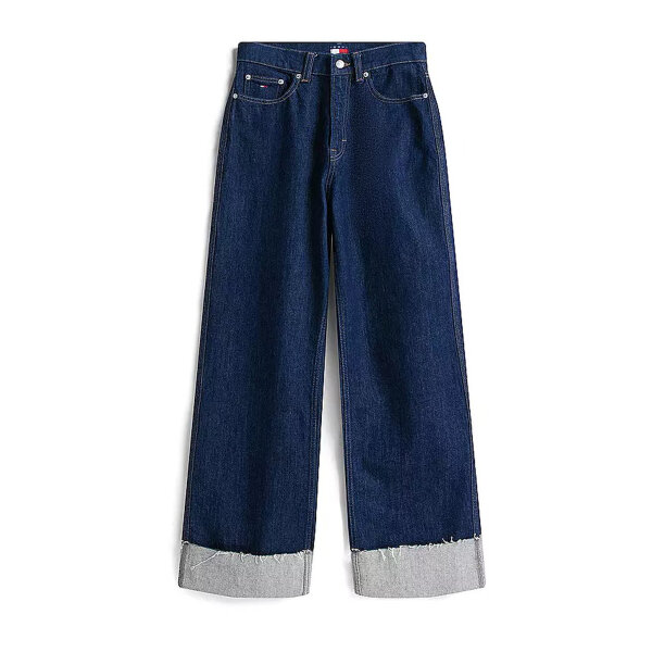 ΓΥΝΑΙΚΕΙΟ ΤΖΙΝ CLAIRE HR WD TURN UP DI4156 TOMMY JEANS DW0DW21796-1BK32 - Image 4