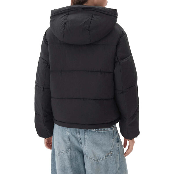 20251002161016_3f011cfb ΓΥΝΑΙΚΕΙΟ TJW HOODED PUFFER JACKET TOMMY JEANS DW0DW21625-BDS - Image 2