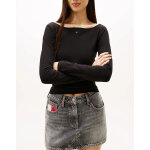 ΓΥΝΑΙΚΕΙΟ TJW SLIM S FLAG BLING LS TOP TOMMY JEANS DW0DW21548-BDS