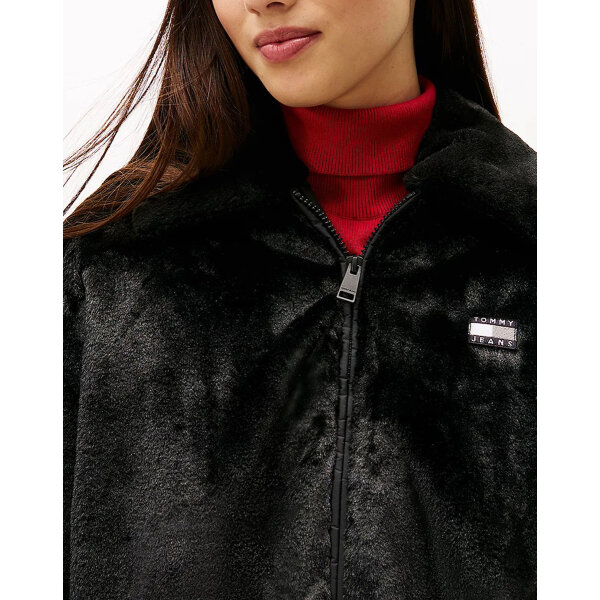 20251027155852_74d096b7 ΓΥΝΑΙΚΕΙΟ ΜΠΟΥΦΑΝ TJW FAUX FUR BOMBER TOMMY JEANS DW0DW21669-BDS - Image 3