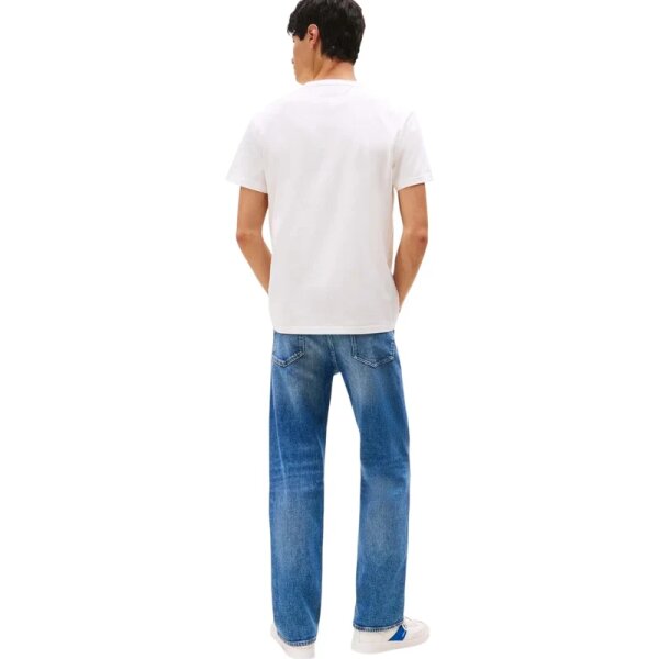 Ανδρική μπλούζα REG LINEAR LOGO TEE EXT TOMMY JEANS DM0DM20744 λευκό - Image 2
