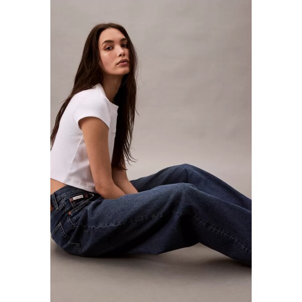 ΓΥΝΑΙΚΕΙΟ ΤΖΙΝ THE WIDE LEG TINTED HORSESHOE CK CALVIN KLEIN LV147B933G-VSMRG - Image 5