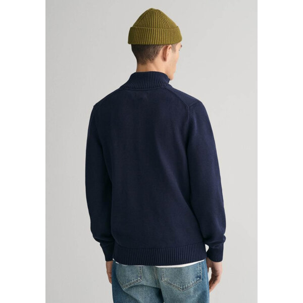 8030170_433_Evening_Blue_1 Ανδρική Μπλούζα Πλεχτή GANT 3G8030170-G0433 μπλε - Image 3