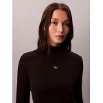 ΓΥΝΑΙΚΕΙΑ ΜΠΛΟΥΖΑ LS WOVEN LABEL TURTLENECK CALVIN KLEIN LV047D203G-UB1 - Image 4