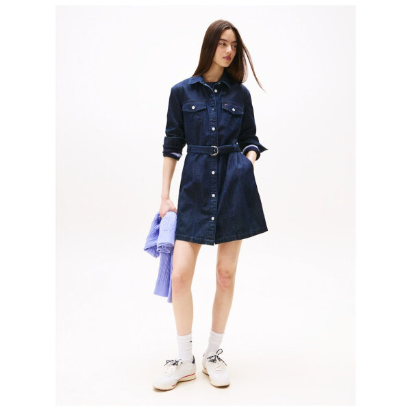 ΓΥΝΑΙΚΕΙΟ DENIM BELTED DRESS TOMMY JEANS DW0DW21649-1BK - Image 1