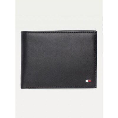 ΑΝΔΡΙΚΟ ΠΟΡΤΟΦΟΛΙ ETON CC FLAP AND COIN POCKET  TOMMY JEANS AM0AM00652-002 ΜΑΥΡΟ