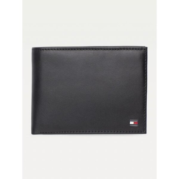 999_10_AM0AM00652002_FL-AS-F1 ΑΝΔΡΙΚΟ ΠΟΡΤΟΦΟΛΙ ETON CC FLAP AND COIN POCKET  TOMMY JEANS AM0AM00652-002 ΜΑΥΡΟ - Image 1