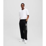 Ανδρικό παντελόνι φορμά SLIM-FIT SWEATPANTS KARL LAGERFELD A1M0001 μαύρο