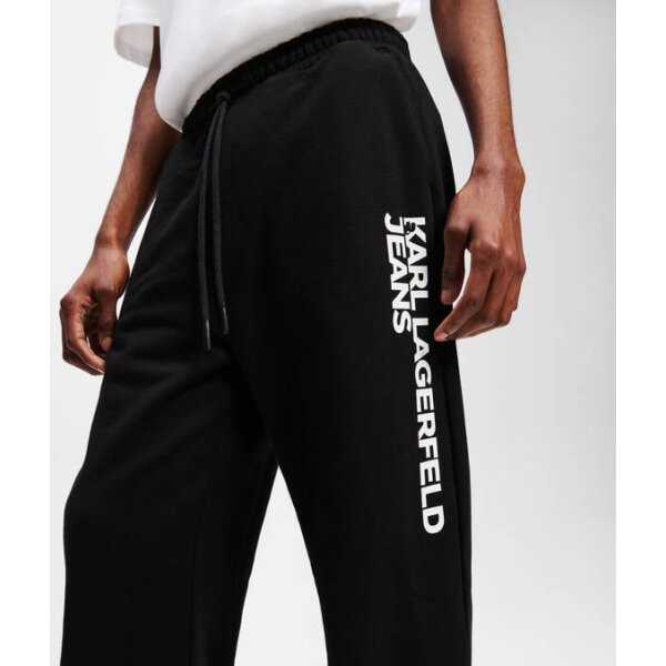 Ανδρικό παντελόνι φορμά SLIM-FIT SWEATPANTS KARL LAGERFELD A1M0001 μαύρο - Image 4