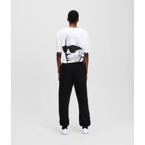 Ανδρικό παντελόνι φορμά SLIM-FIT SWEATPANTS KARL LAGERFELD A1M0001 μαύρο - Image 3