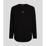 Ανδρική μπλούζα φούτερ KARL LAGERFELD JEANS A1M17043 μαύρο - Image 2