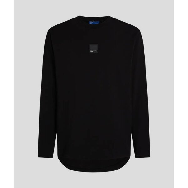 Ανδρική μπλούζα φούτερ KARL LAGERFELD JEANS A1M17043 μαύρο - Image 2