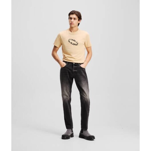 Ανδρικό παντελόνι τζιν TAPERED JEANS KARL LAGERFELD JEANS A3M10053 μαύρο - Image 1