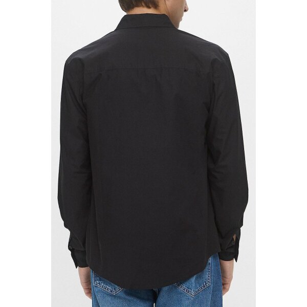 Ανδρική πουκάμισο μακρύ μανίκι KARL LAGERFELD JEANS POPLIN SHIRT A3M16005 μαύρο - Image 2