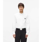 Ανδρική πουκάμισο μακρύ μανίκι KARL LAGERFELD JEANS POPLIN SHIRT A3M16005 λευκό