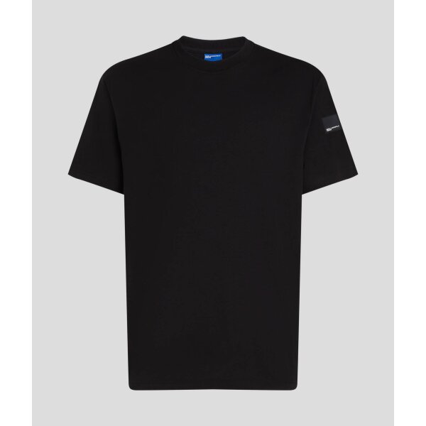 Ανδρική μπλούζα κοντό μανίκι KARL LAGERFELD JEANS A3M17003 μαύρο - Image 2