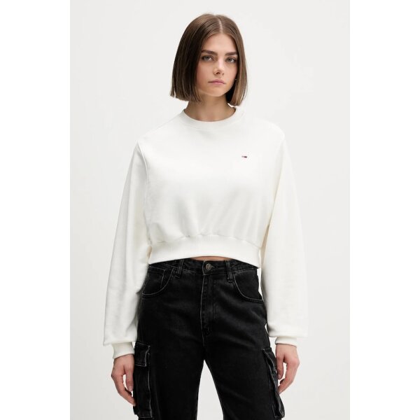 AW25-BLD0A6-01C_F1 ΓΥΝΑΙΚΕΙΟ TJW CRP S-FLAG CREW TOMMY JEANS DW0DW21831-YBL - Image 1