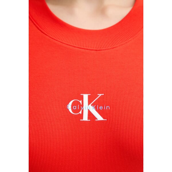 ΓΥΝΑΙΚΕΙΑ ΜΠΛΟΥΖΑ A- LS MONOGRAM BABY TEE CALVIN KLEIN LV047A803G-BJ8 - Image 4