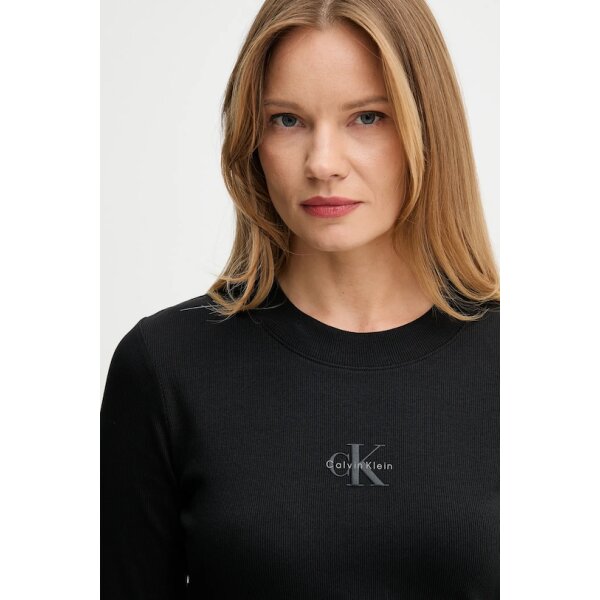 ΓΥΝΑΙΚΕΙΑ ΜΠΛΟΥΖΑ A- LS MONOGRAM BABY TEE CALVIN KLEIN LV047A803G-UB1 - Image 4