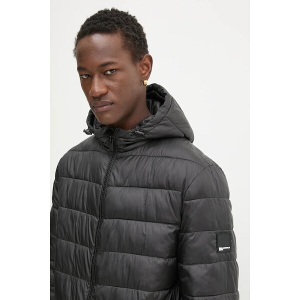 Ανδρικό μπουφάν KARL LAGERFELD JEANS A3M15036 μαύρο - Image 3