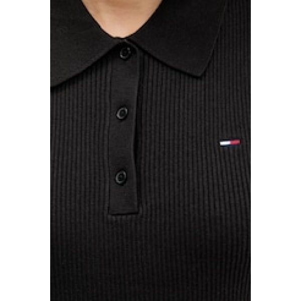 ΓΥΝΑΙΚΕΙΟ TJW F&F SWEATER POLO MINI DRES TOMMY JEANS DW0DW21471-BDS - Image 4