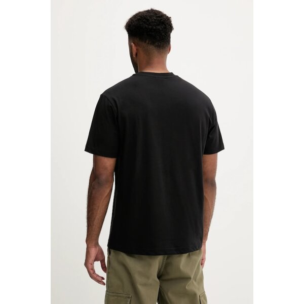 Ανδρική μπλούζα κοντό μανίκι KARL LAGERFELD JEANS A3M17002 μαύρο - Image 2