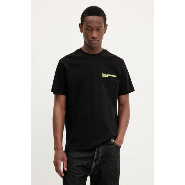 Ανδρική μπλούζα κοντό μανίκι KARL LAGERFELD JEANS A3M17027-999 - Image 1