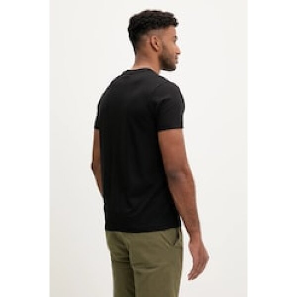 Ανδρική μπλούζα κοντό μανίκι KARL LAGERFELD JEANS A3M17037 μαύρο - Image 2