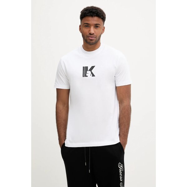 AW25-TSM04Z-00X_F1 Ανδρική μπλούζα κοντό μανίκι KARL LAGERFELD JEANS A3M17057 λευκό - Image 1