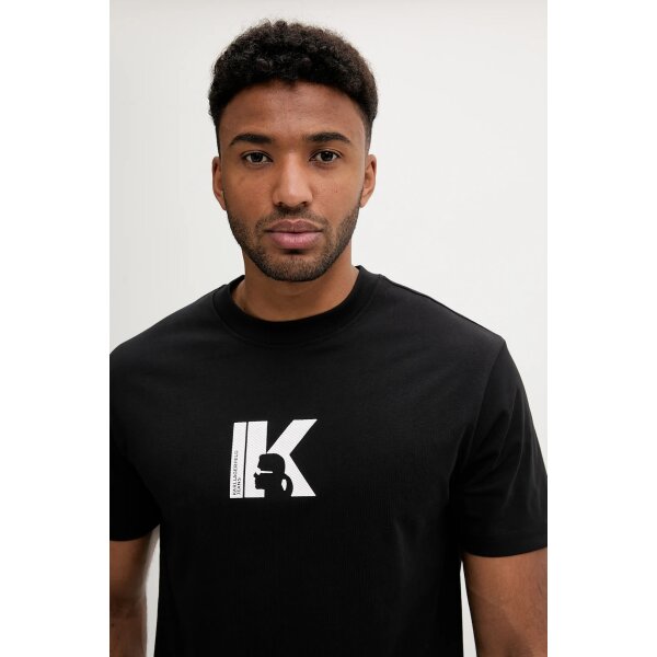 Ανδρική μπλούζα κοντό μανίκι KARL LAGERFELD JEANS A3M17057-999 - Image 3