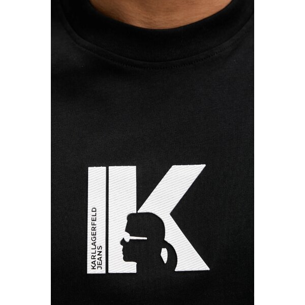 Ανδρική μπλούζα κοντό μανίκι KARL LAGERFELD JEANS A3M17057-999 - Image 4