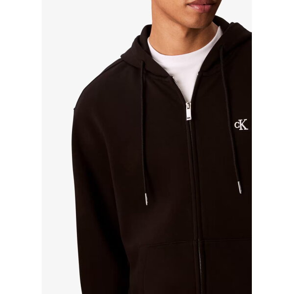 Ανδρική ζακέτα 350TERRY MONOGRAM FZ HOO CALVIN KLEIN LV04RD240G-UB1 ΜΑΥΡΟ - Image 3