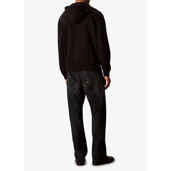 Ανδρική ζακέτα 350TERRY MONOGRAM FZ HOO CALVIN KLEIN LV04RD240G-UB1 ΜΑΥΡΟ - Image 2