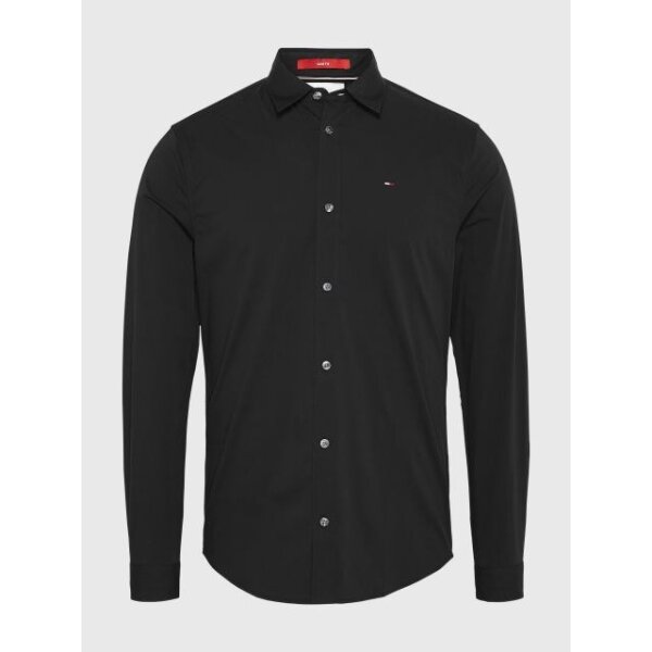 DM0DM04405078_FL-F1 ΑΝΔΡΙΚΟ ΠΟΥΚΑΜΙΣΟ TJM ORIGINAL STRETCH SHIRT TOMMY JEANS DM0DM04405-078 ΜΑΥΡΟ - Image 3