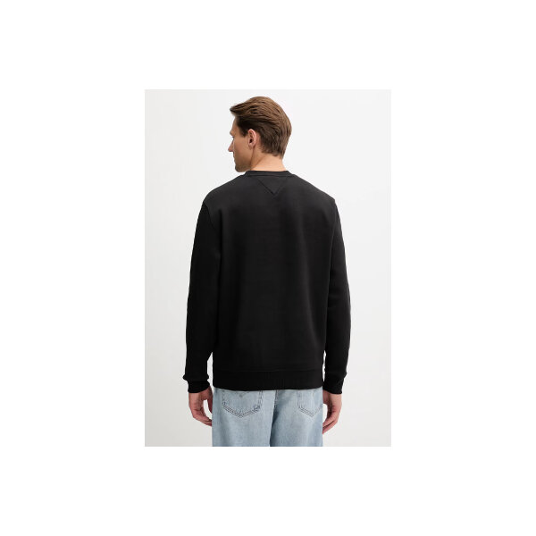 DM0DM20741 BDS-2-1200x800 ΑΝΔΡΙΚΟ ΦΟΥΤΕΡ TJM REG S FLAG CREW TOMMY JEANS DM0DM20741-BDS ΜΑΥΡΟ - Image 3