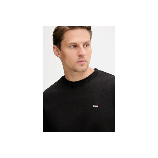 DM0DM20741 BDS-4-1200x800 ΑΝΔΡΙΚΟ ΦΟΥΤΕΡ TJM REG S FLAG CREW TOMMY JEANS DM0DM20741-BDS ΜΑΥΡΟ - Image 2