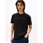 Ανδρική μπλούζα LINEAR LOGO TEE EXT TOMMY JEANS DM0DM20744-0GK μαύρο