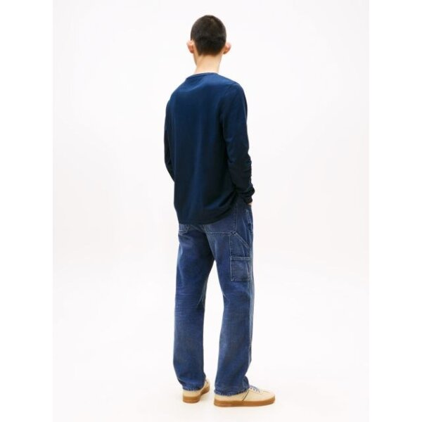 Ανδρική μπλούζα μακρύ μανίκι SLIM CHEST LINEAR TEE TOMMY JEANS DM0DM21594-C1G μπλε - Image 2