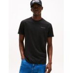 Ανδρική μπλούζα κοντό μανίκι SLIM LINEAR CHEST TEE TOMMY JEANS DM0DM21780-BDS μαύρο