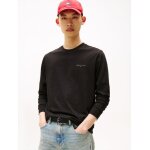 Ανδρική μπλούζα μακρύ μανίκι SLIM CHEST TEE TOMMY JEANS DM0DM21594-BDS μαύρο