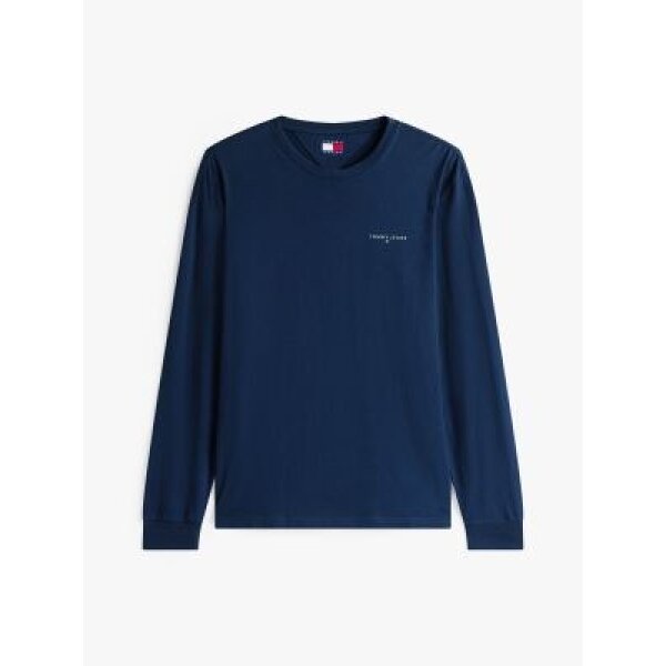 Ανδρική μπλούζα μακρύ μανίκι SLIM CHEST LINEAR TEE TOMMY JEANS DM0DM21594-C1G μπλε - Image 3